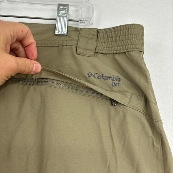 Columbia GRT Nylon Convertible Cargo Pants Lightweight Hiking Khaki Men's XXL - Picture 7 of 12